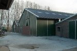 De nieuwe stal van Kees en Jannie Van Wijk