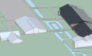 3D schetsen nieuwbouw EVA-Stal