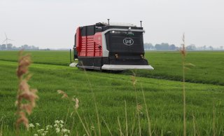 Lely Exos aan het maaien bij Thijs Neutel
